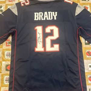 Tom Brady signed jersey